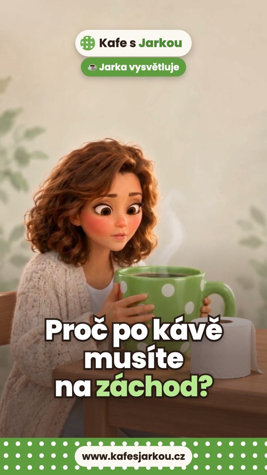 Proč po kávě musíte na záchod?